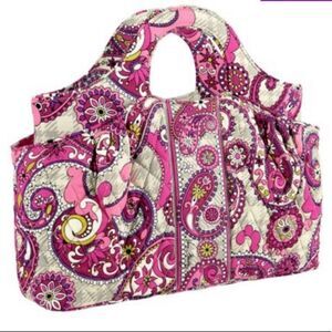 Vera Bradley Paisley Meets Plaid Abby Tote NWT